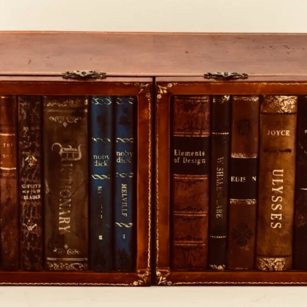 Rare 19C Italian Leather Tantalus Humidor